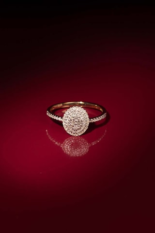 Solitaire Beauty queen   Or jaune et diamants