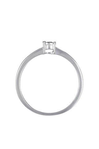 Solitaire A moi pour toujours Or blanc et diamant