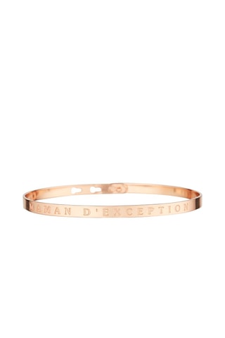 Jonc Maman d'exception Doré rose