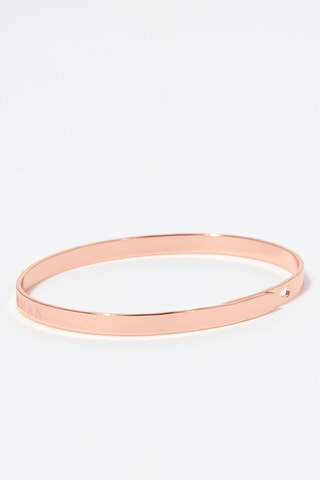 Jonc La femme de ma vie s'appelle Maman - Doré rose