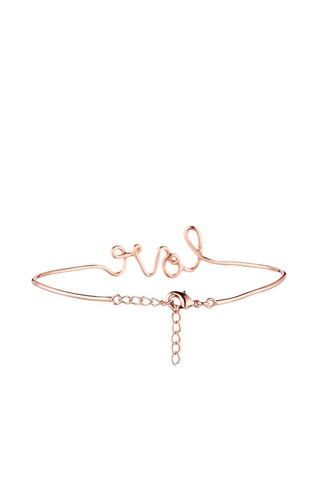 Jonc Love   Doré rose
