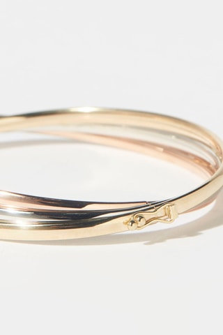 Jonc Trio d'Or Or jaune, or rose et or blanc