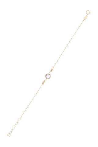 Bracelet Dream Or jaune et Améthyste