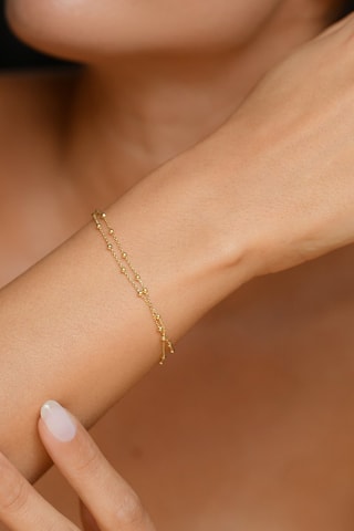Bracelet boules en or 
Or jaune