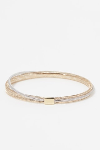 Bracelet Matera 
Or jaune et or blanc