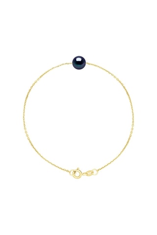 Bracelet - Argent plaqué or jaune et perle d'eau douce