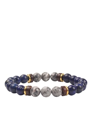 Bracelet Lapis-lazulis et perles de marbre