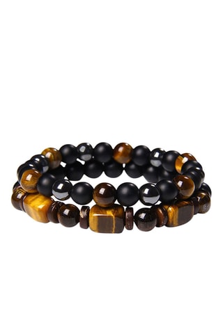 Bracelet - Hématites et œil-de-tigre