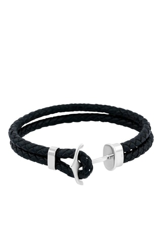 Bracelet 
Cuir et argent