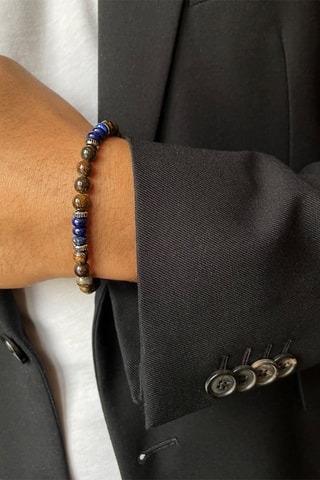 Bracelet Bronze et lapis-lazulis