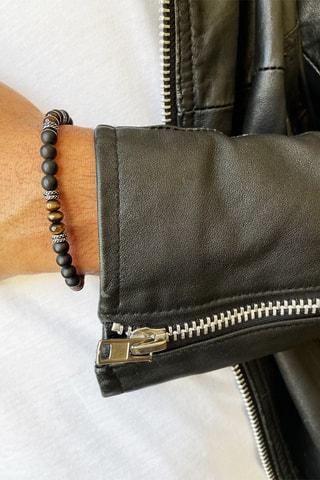 Bracelet Agates et œils-de-tigre