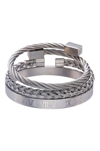 3 bracelets Argenté