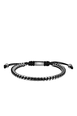 Bracelet Argenté et noir