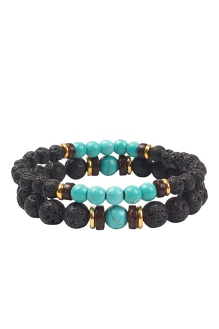 2 bracelets 
Turquoises
