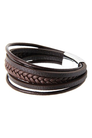 Bracelet Marron et argenté