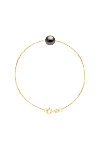 Bracelet - Argent plaqué or jaune et perle d'eau douce