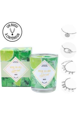 Bougie parfumée et bracelet  Mojito