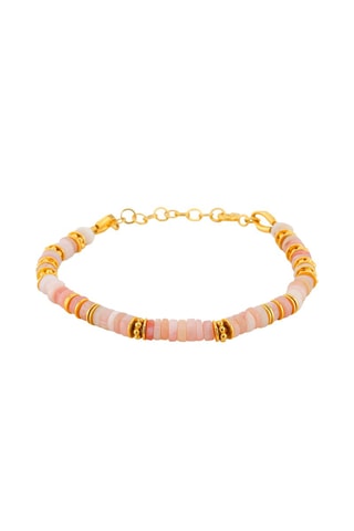 Bracelet doré à l'or fin jaune - Opale