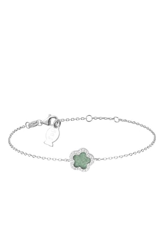 Gourmette - Argent et aventurine