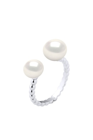 Bague Argent et perles de culture