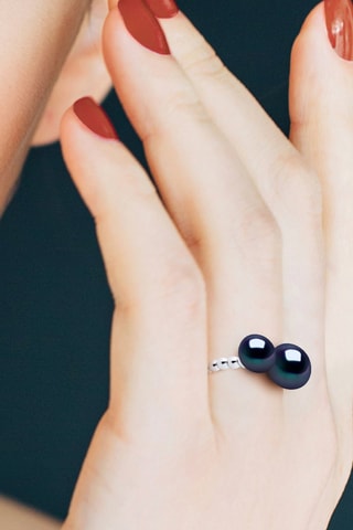 Bague Argent et perles de culture