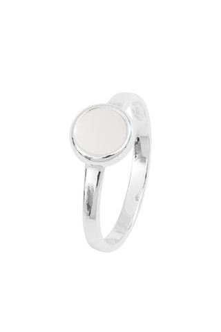 Bague Argent et nacre