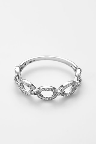 Bague Gianna Or blanc et diamants