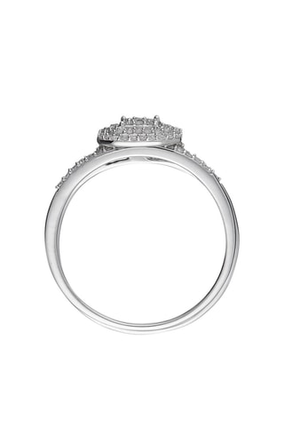 2 bagues Antique - Or blanc et diamants