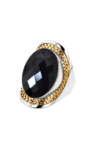 Bague Cap Town 
Argent et onyx
