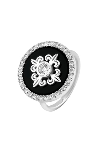 Bague Argent et onyx