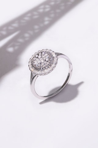 Bague Francesca 
Or blanc et diamants