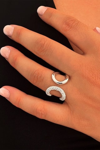 Bague - 
Argent