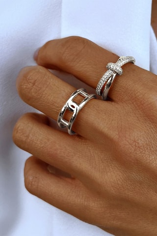 Bague - 
Argent