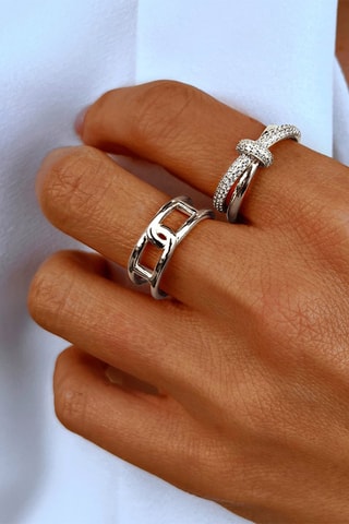 Bague - 
Argent