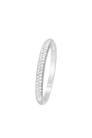 Alliance Foch Or blanc et diamants