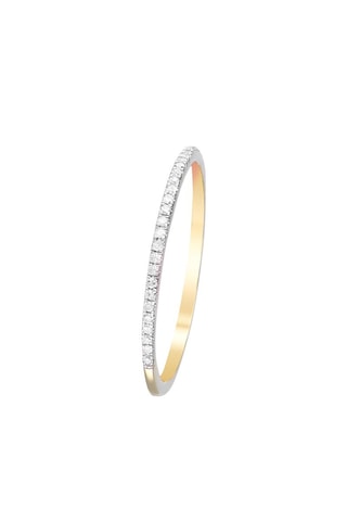 Alliance Simply You  Or jaune et diamants
