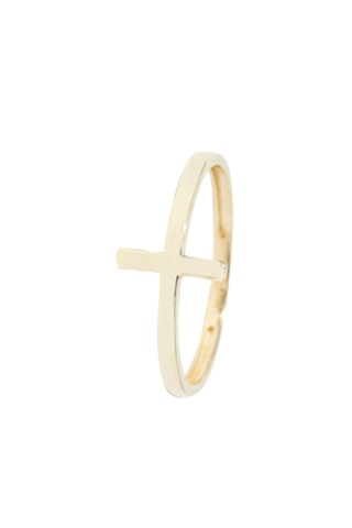 Bague Croix Or jaune