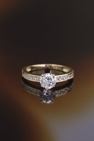 Bague Brillant Or jaune