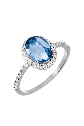 Bague Argent et tanzanite