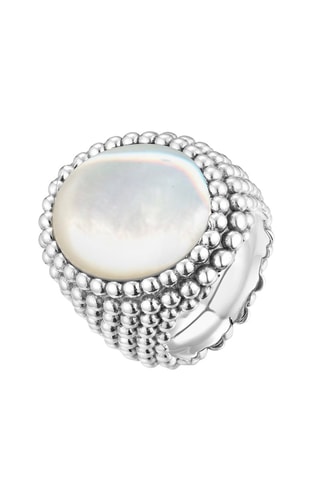 Bague - Argent et nacre