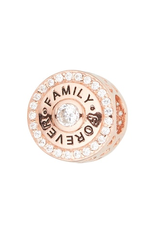 3 charms Argent plaqué or rose