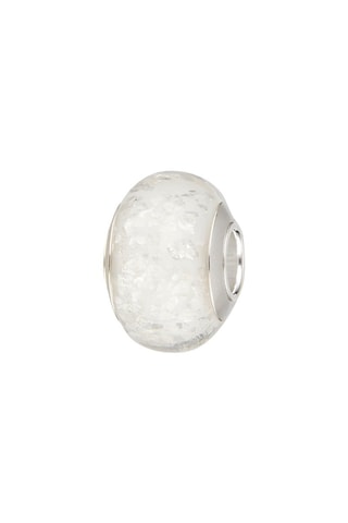 3 beads Argent et verre de Murano
