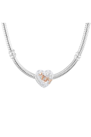 Charm   Argent et argent plaqué or rose