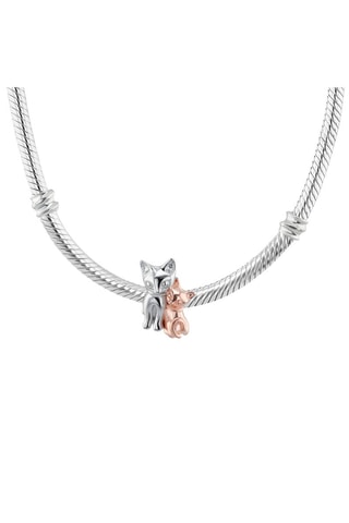 Charm Argent et argent plaqué or rose