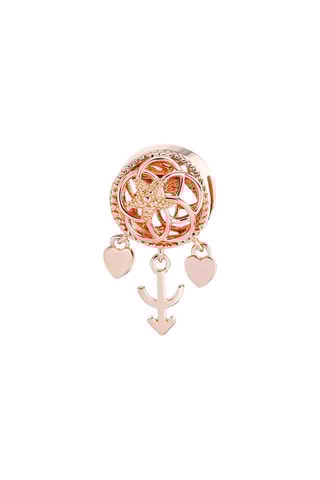 Charm Argent plaqué or rose