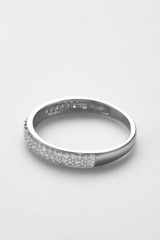 Alliance Granité - Or blanc et diamants