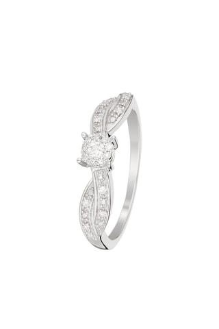 Alliance Eclat joli - Or blanc et diamants
