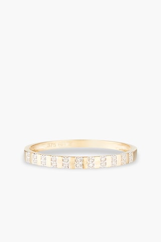 Alliance Linéa - Or jaune et diamants