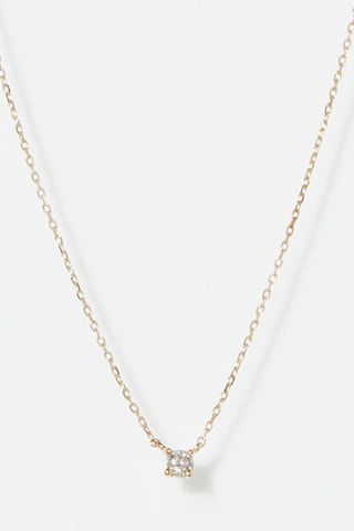 Collier Solitaire Or jaune et diamant