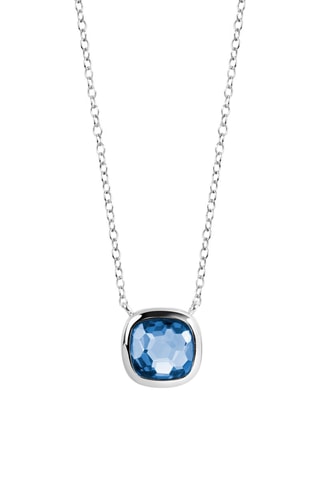 Collier   Argent et tanzanite
